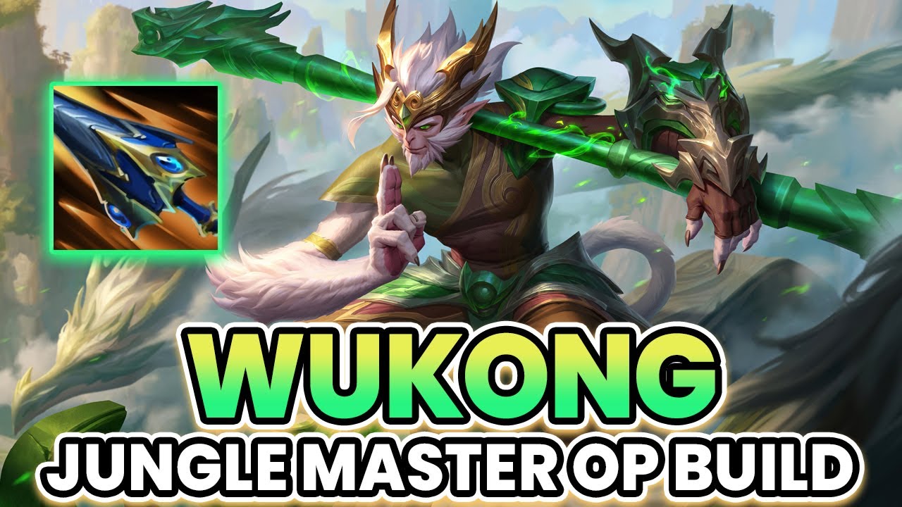 WILD RIFT WUKONG JUNGLE SECRET OP BUILD & RUNES IN SEASON 15 GAMEPLAY | RANK 1 WUKONG MASTER OF GANK