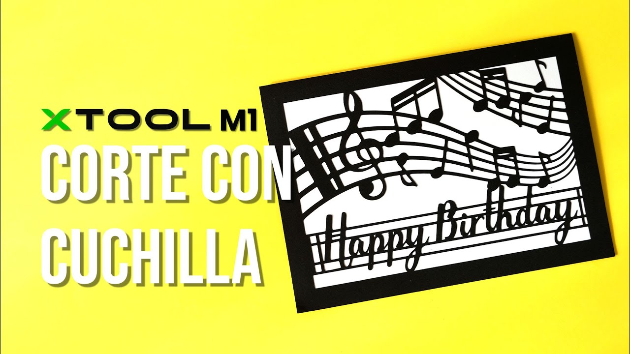 xTool M1 - Corte con cuchilla