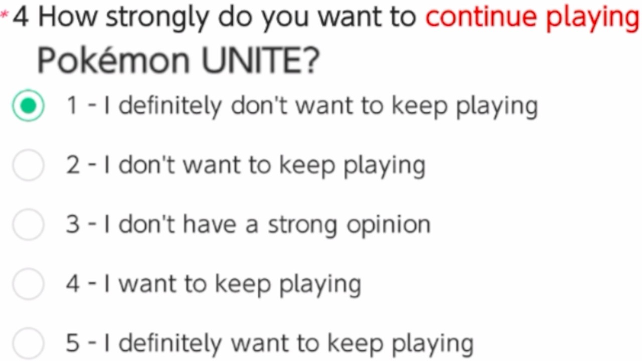 I filled out my first ever QUESTIONNAIRE... | Pokemon Unite