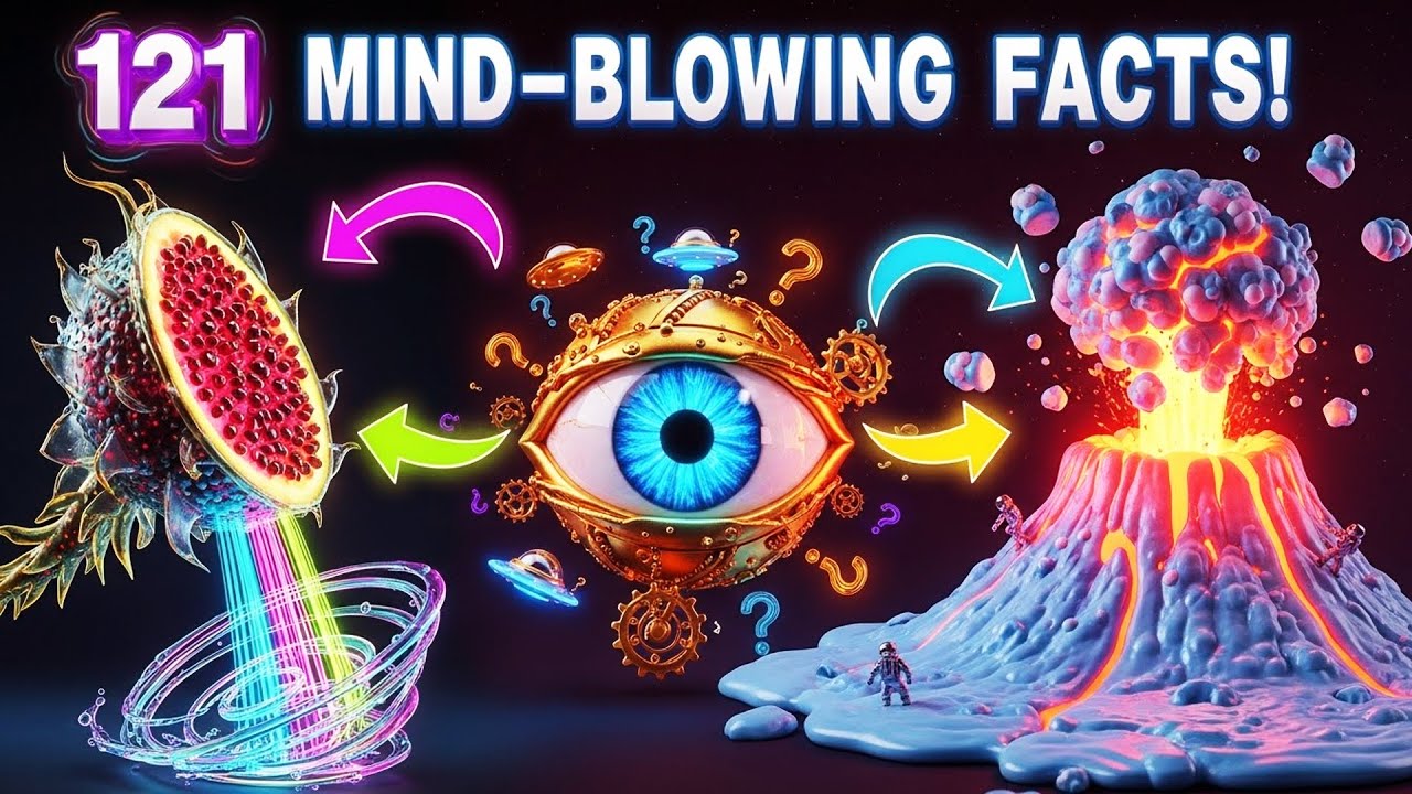 121 Mind Blowing Facts You Didn’t Know | Weird Fun Facts You Won’t Believe