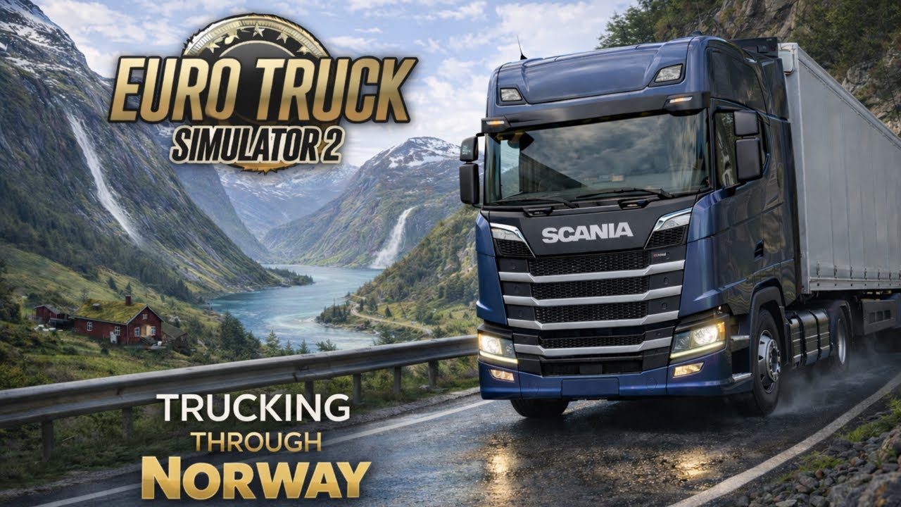 Relaxing Drive Through Norway | Euro Truck Simulator 2 ASMR (Scania)