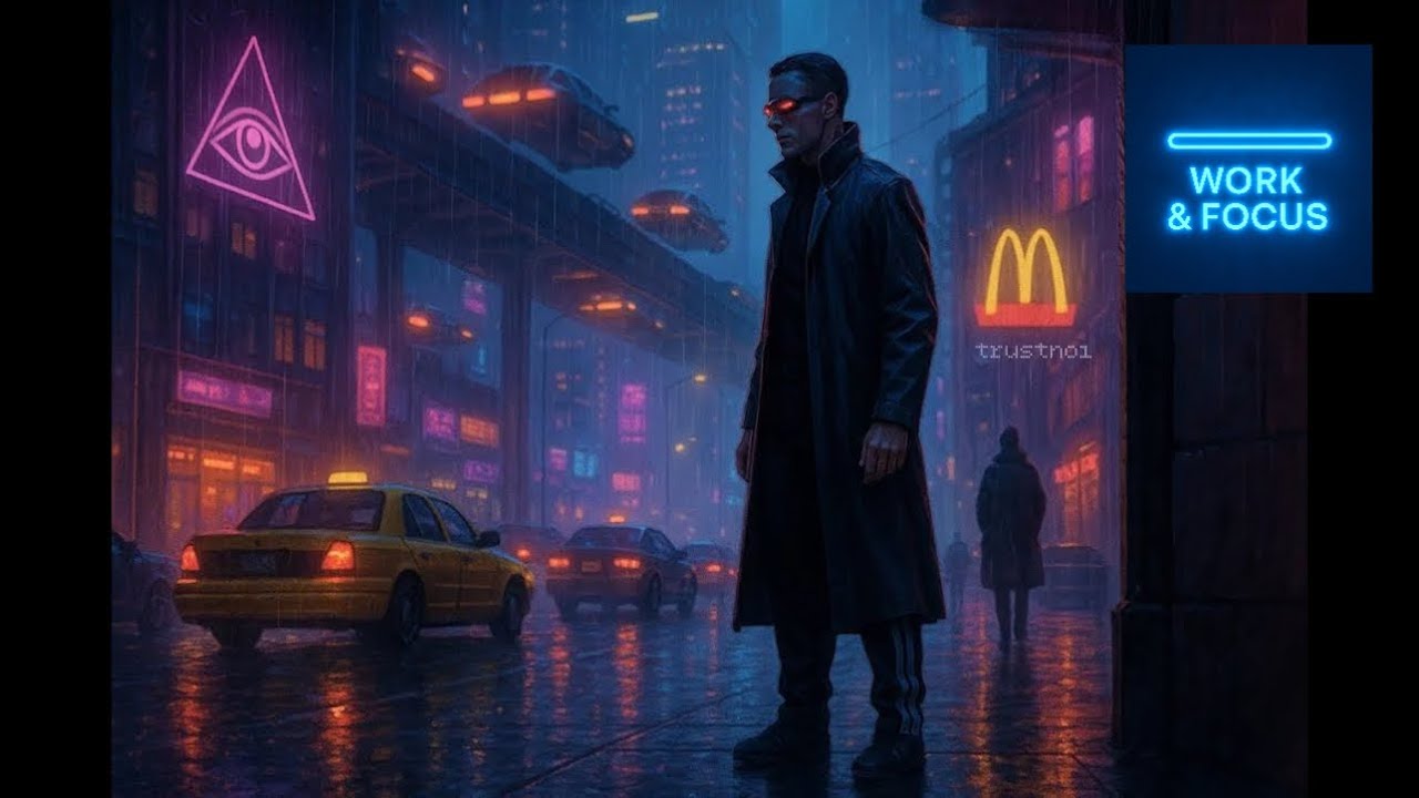 Work & Focus &mdash; Black ICE - lo-fi synthwave jazzwave mix