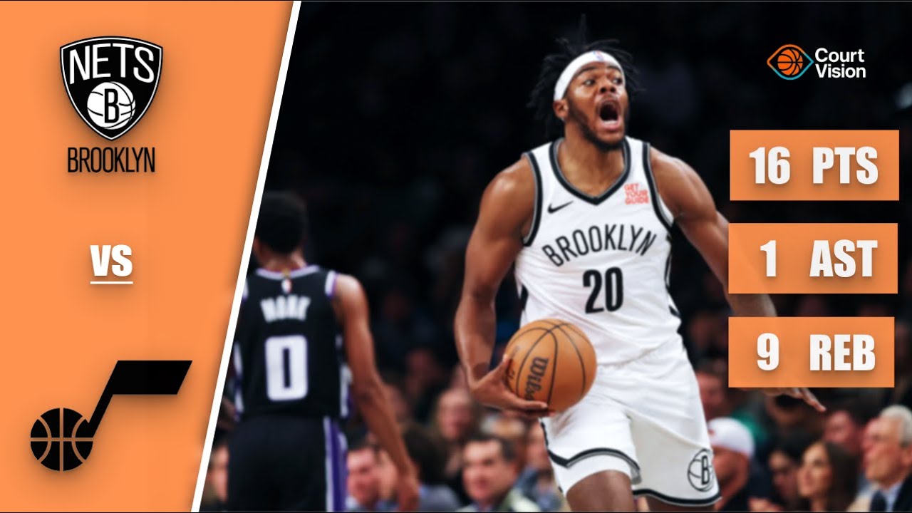 Day'Ron Sharpe - 16 Points, 9 Rebounds, 1 Assist vs Jazz - 2025-26 Regular Season