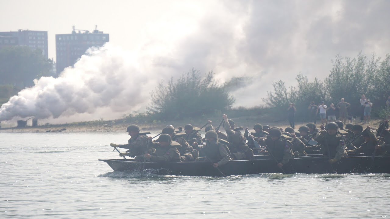 Waalcrossing Nijmegen 79 years 1944-2023  reenactment / Operation Market Garden World War II