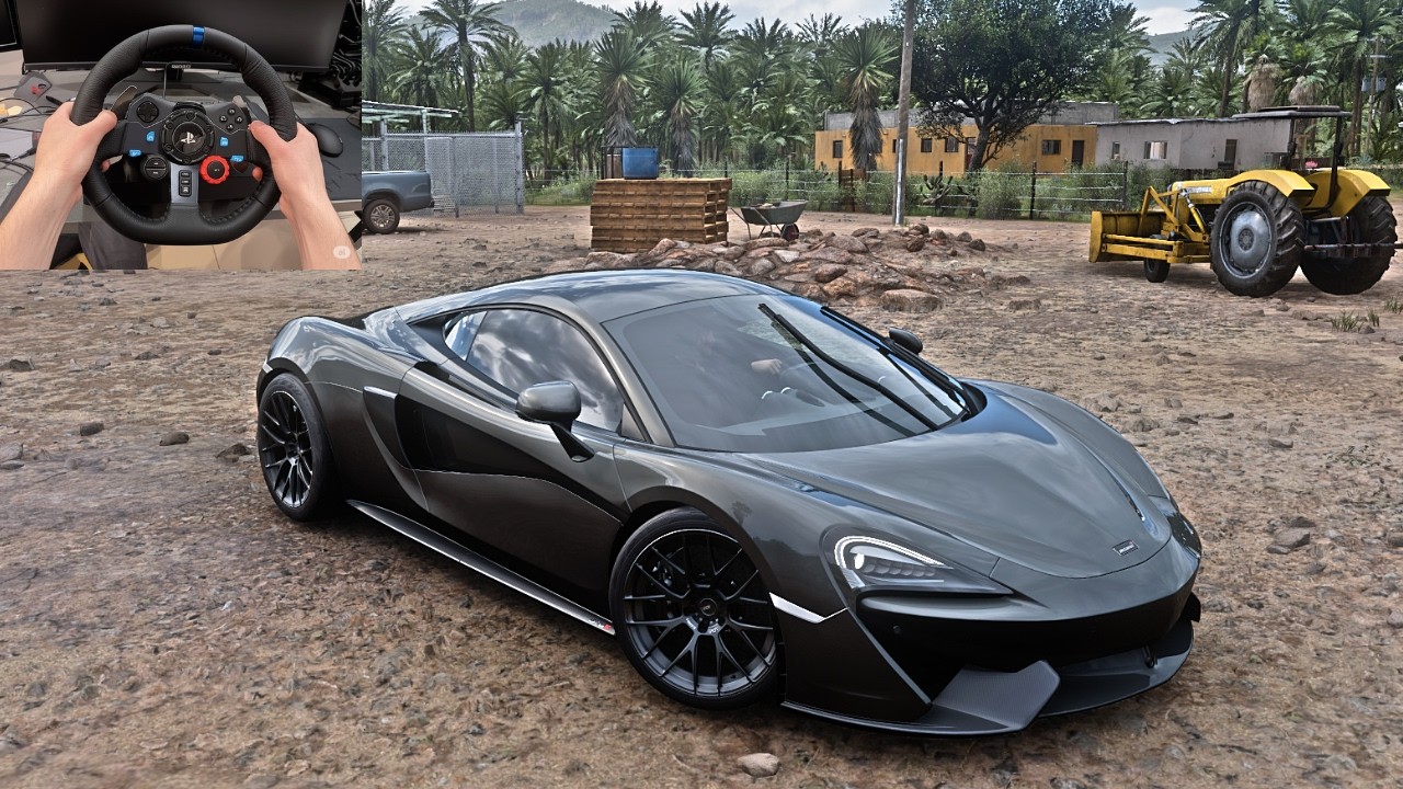 McLaren 570S Forza Horizon 5 | Logitech G29 Steering Wheel gameplay