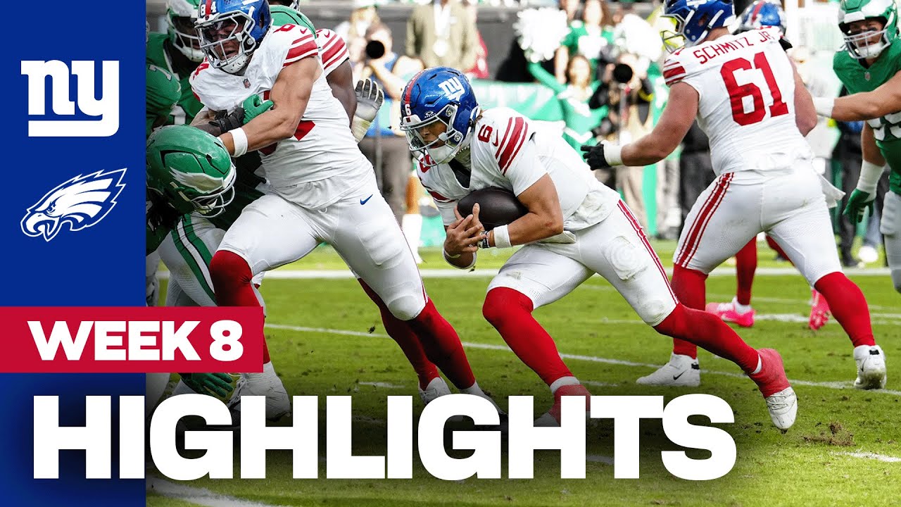 Highlights: Giants vs. Eagles | Week 8 | New York Giants