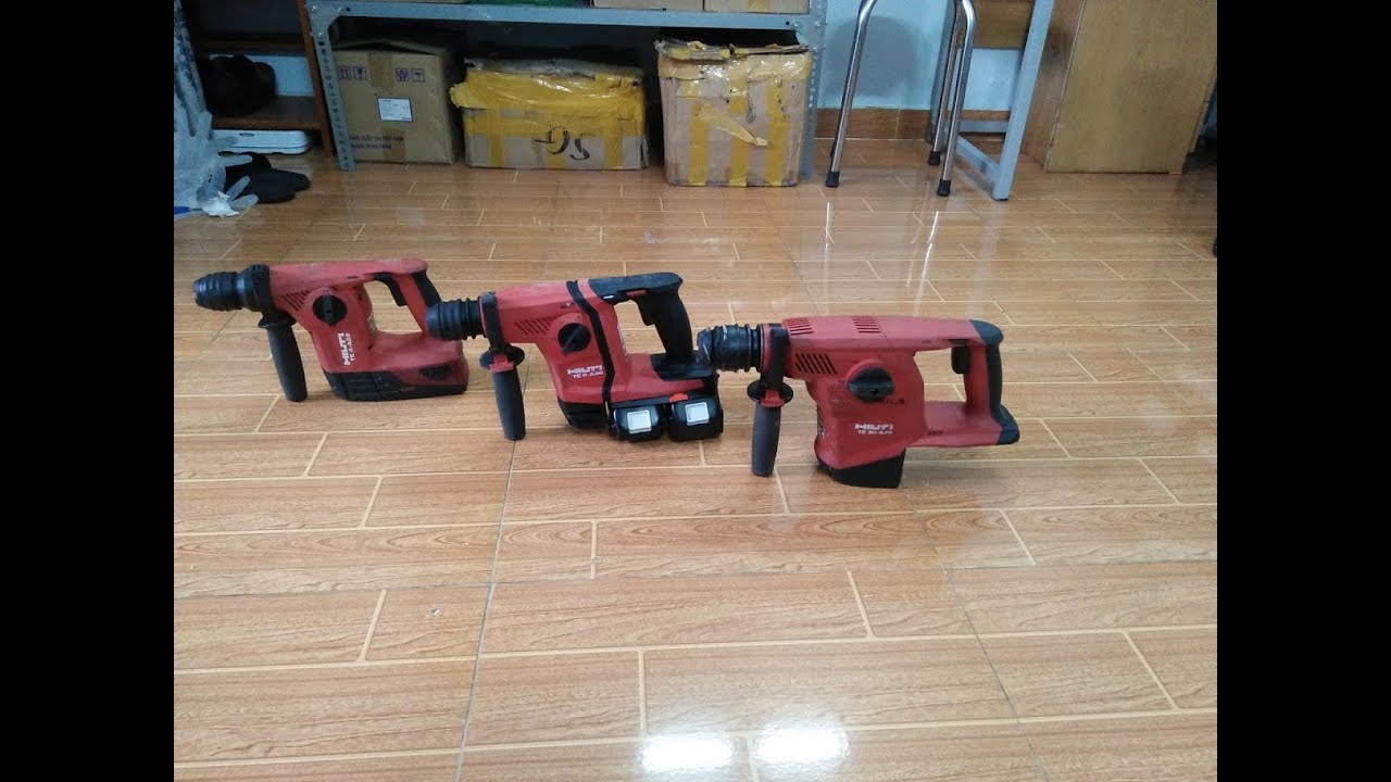 HILTI TE30-A36 ĐỜI MỚI NHẤT CẦN BAO NHIÊU CHÂN KÍCH ĐỂ NÓ CÓ THỂ HOẠT ĐỘNG ĐƯỢC(MỤC DIY CHÂN PIN )