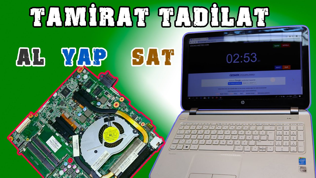 LAPTOP TAMİR EDİP SATTIK - AL YAP SAT( TAMİRAT TADİLAT)