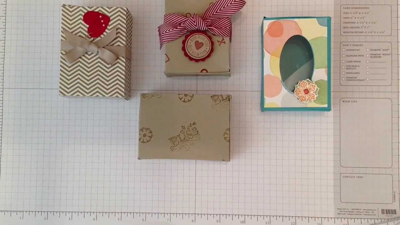 Stampin'Up Simply Soap Boxes