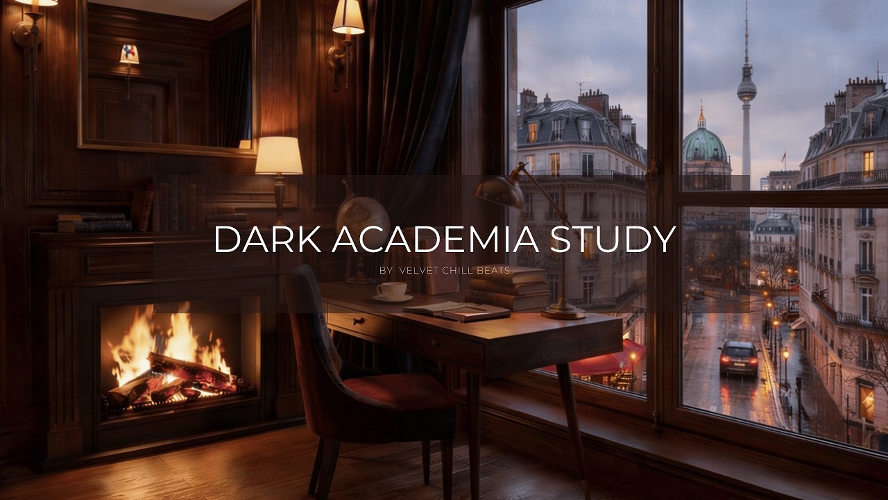 Dark Academia Study – From Dawn to Midnight (2 Hours Ambient Focus)