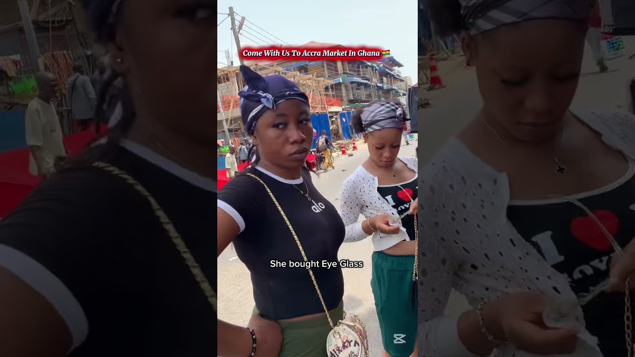 Go to Accra market with me with my friends, The biggest market in Ghana 🇬🇭 #accramarket #marketvlog 
