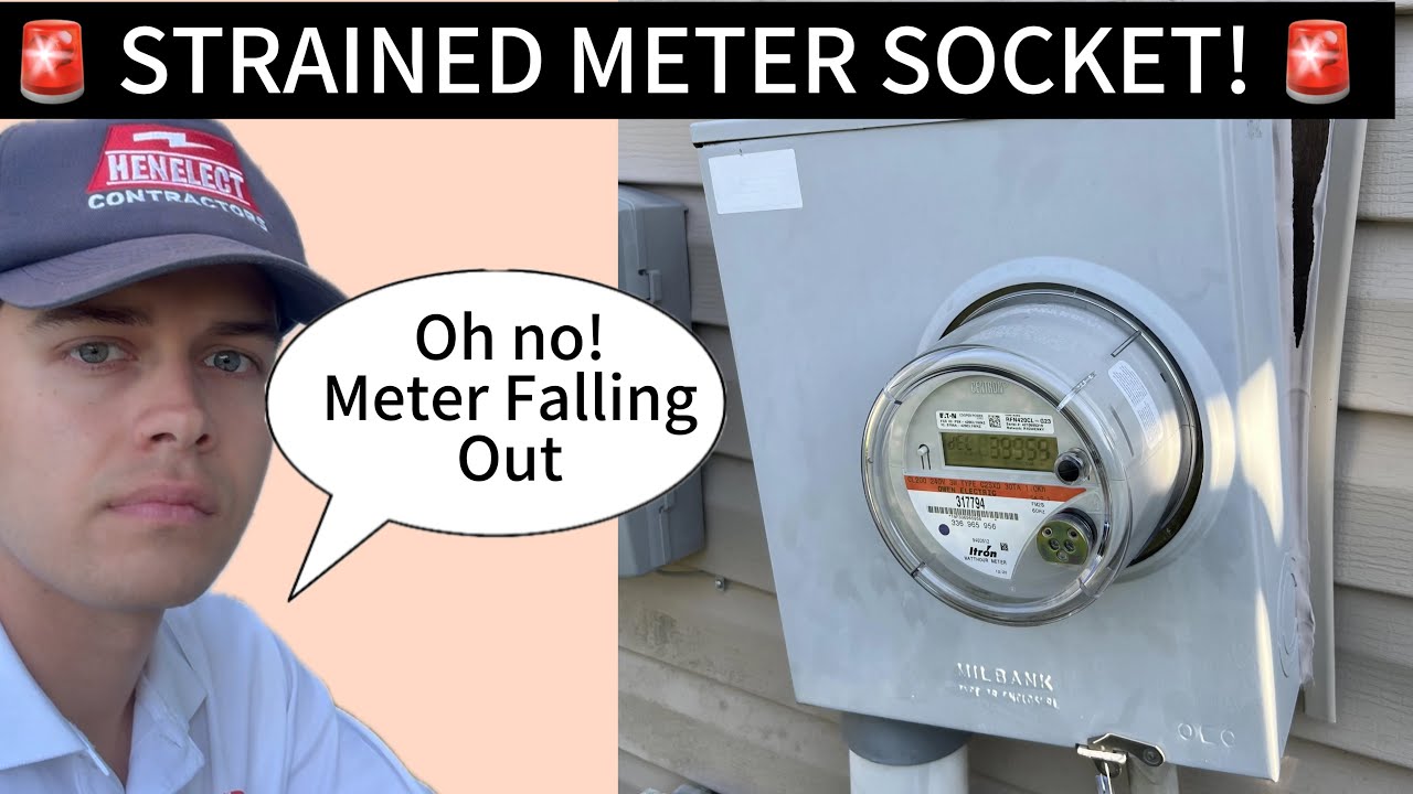Customer’s Home Meter Socket was Broken! | Day in the Life of an Electrical Contractor