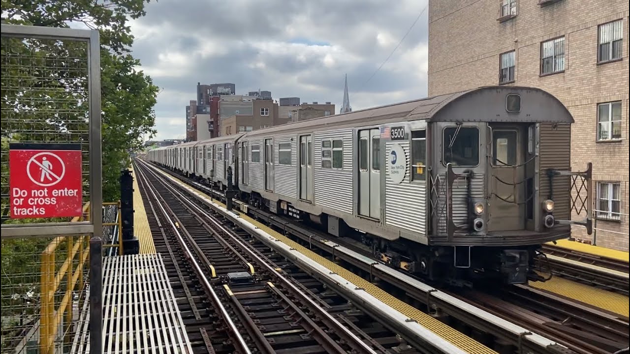 BMT Jamaica Line: (J) (Z) Exp and (M) Lcl Train Action @ Lorimer Street (R32, R143, R160A-1)