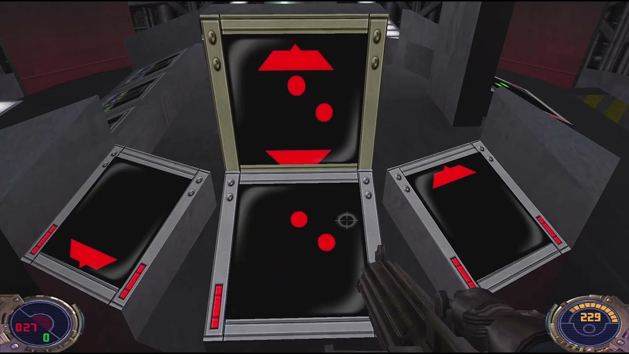 Star Wars Jedi Knight II: Jedi Outcast Getting through the base