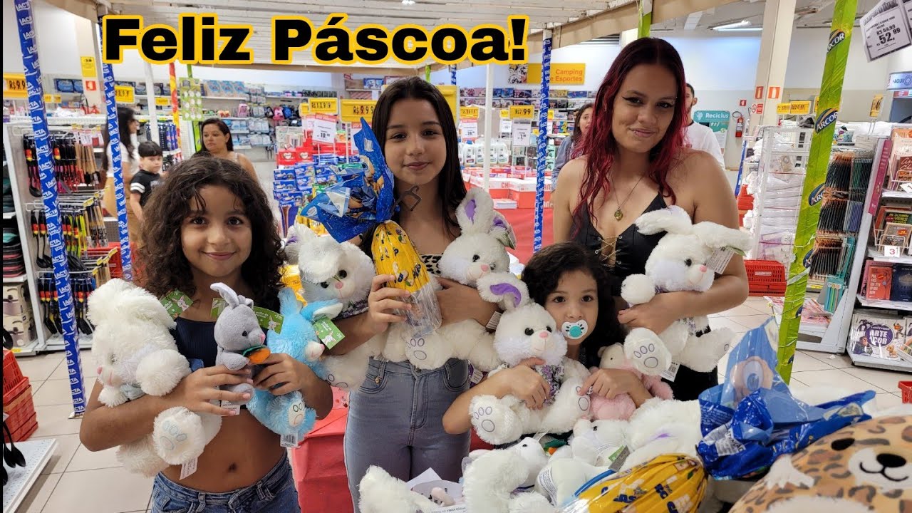Comprando Ovos De Páscoa - e Andando No Parque - bungee jump