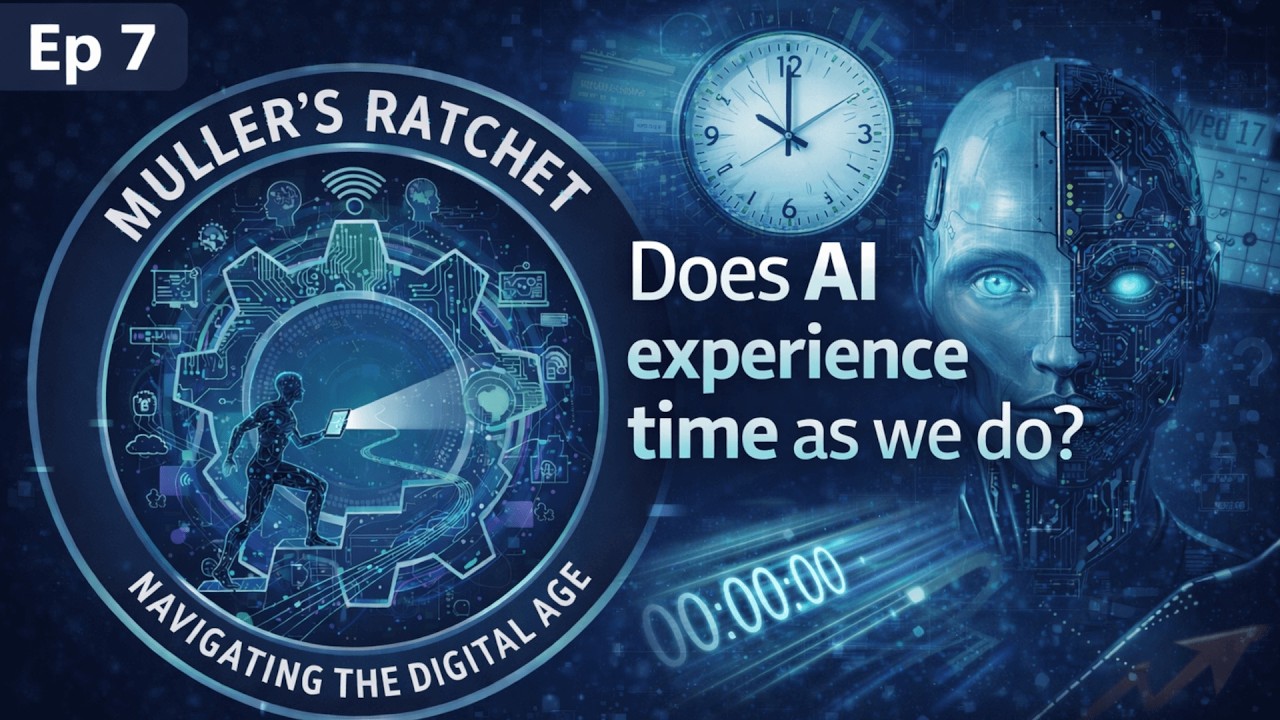 Muller's Ratchet - Episode 7: AI Has No Past or Future - So What Is Time to It?