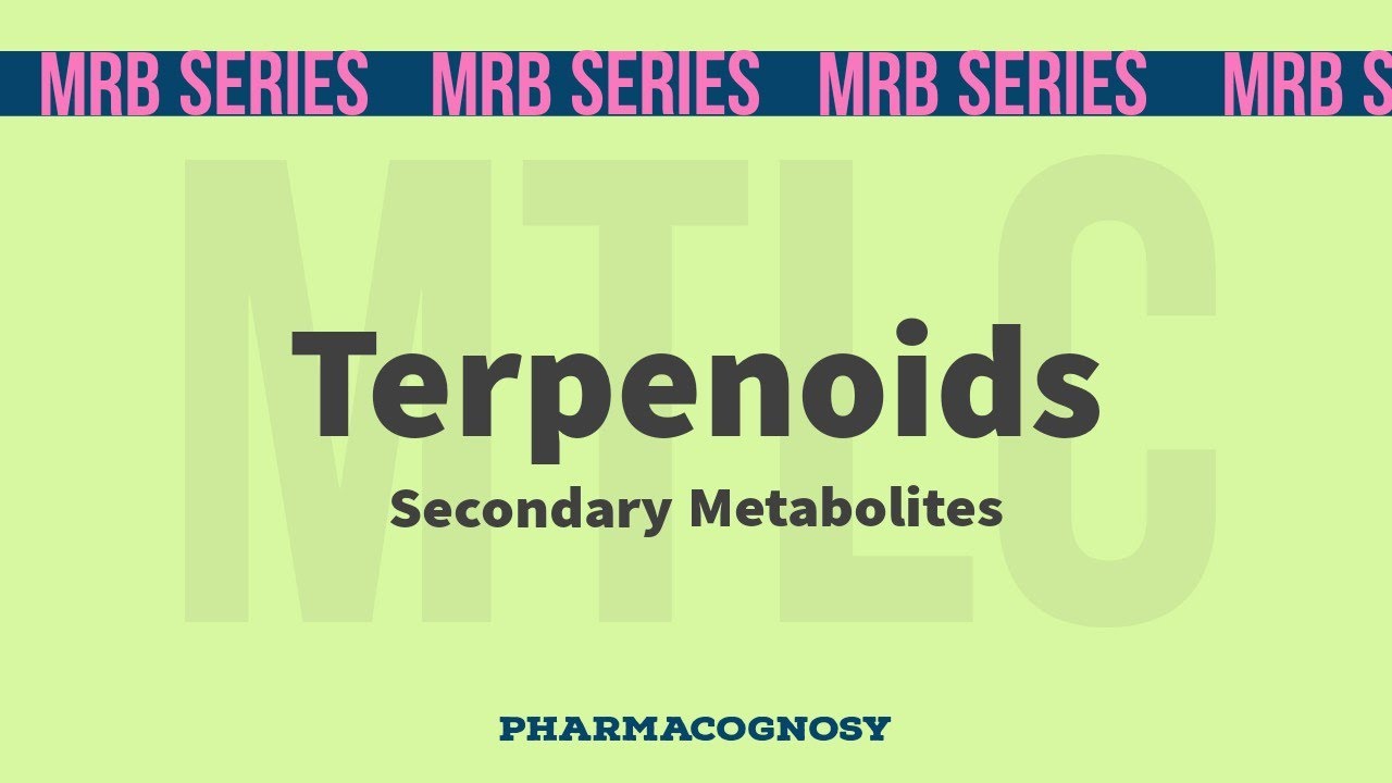 MRB Pharmacist Exam ||Pharmacognosy || Terpenoids