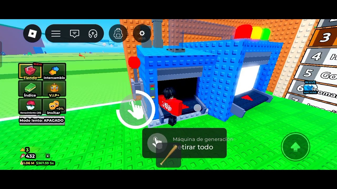 Jugando a escapa del sunami #roblox 