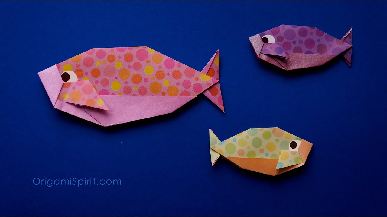 Origami Swimming-Fish : : Pez Nadador