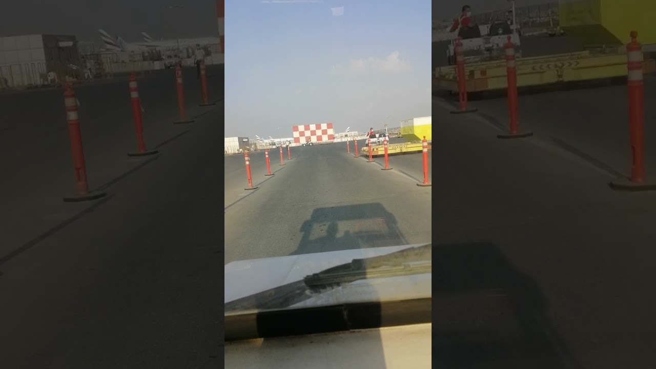 My Tow Tractor Training at Dubai Aiport (2)