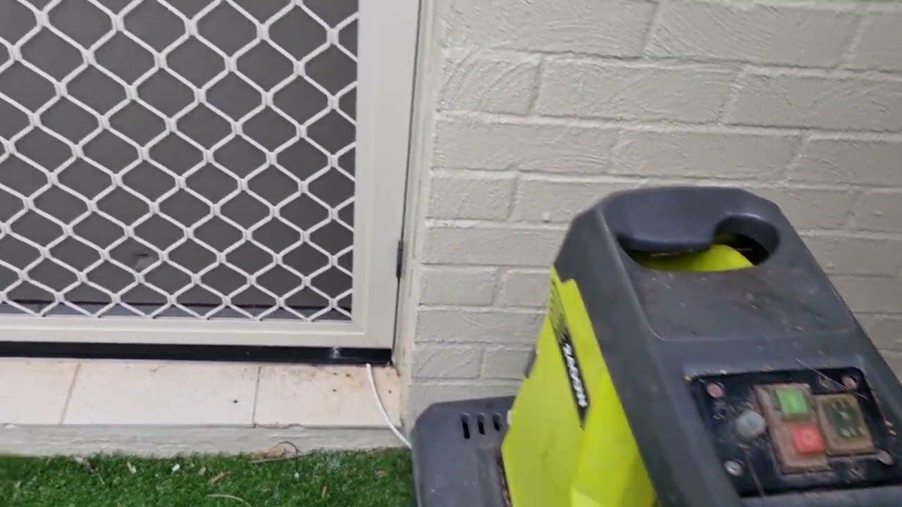 Golden Palm frond shredder
