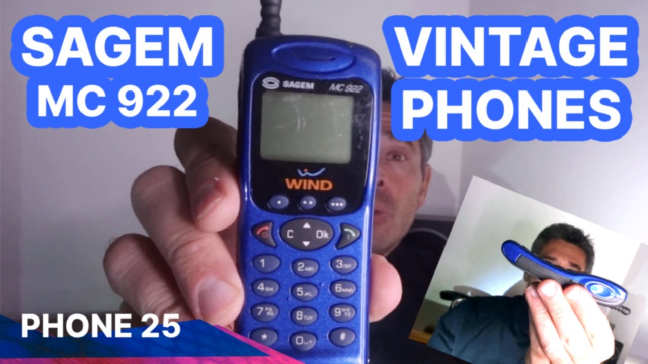 SAGEM VINTAGE PHONE 25: MC922 IL TELEFONO COMPATTO