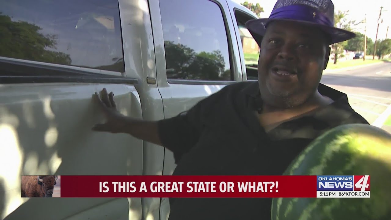 Del City watermelon seller promises a comeback after wrecking his truck, trailer
