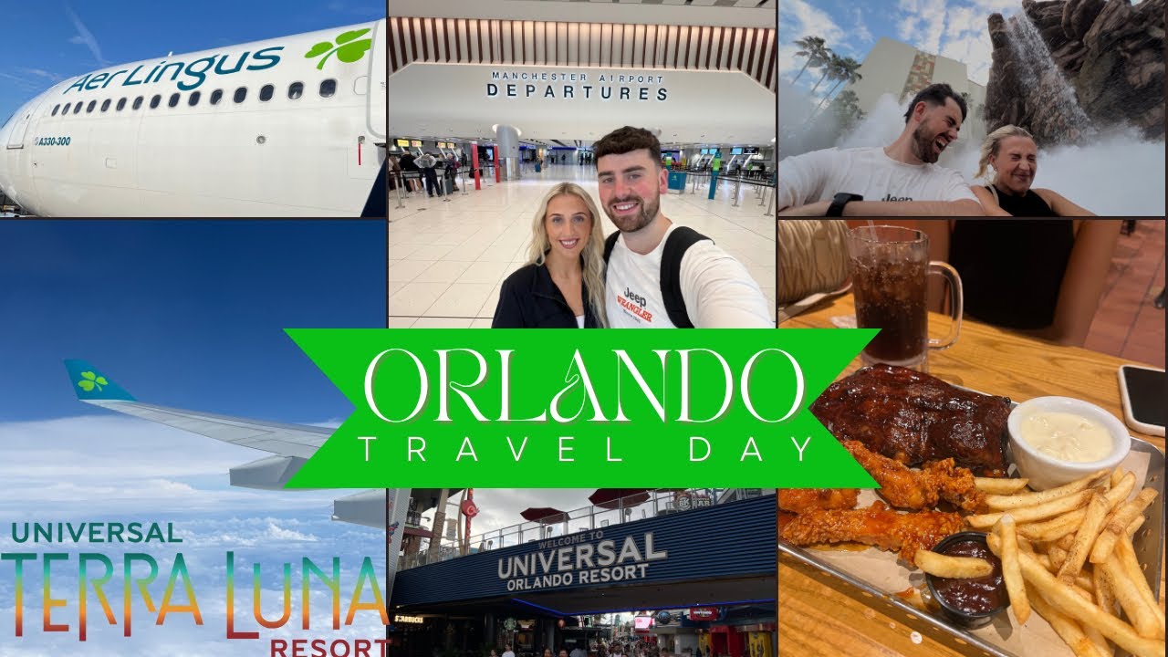 ORLANDO FLORIDA TRAVEL DAY | Islands of Adventure & Terra Luna Check In 