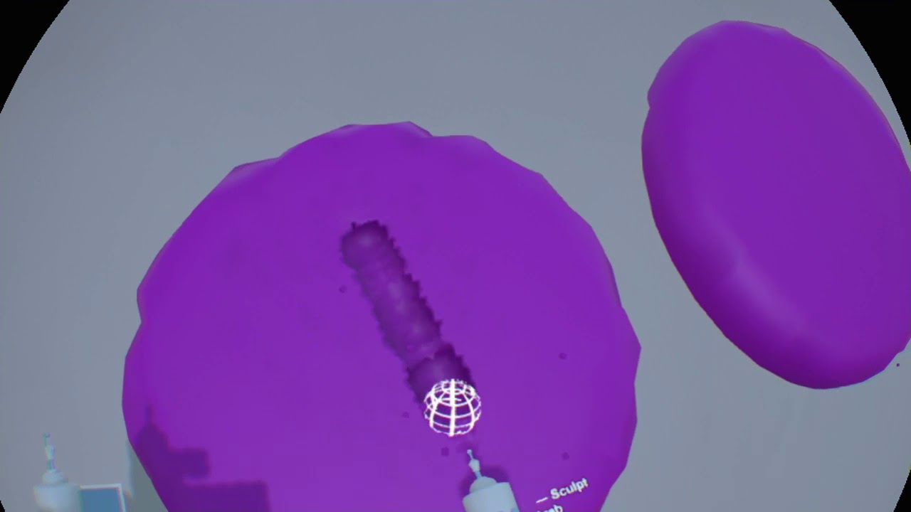 SculptrVR on PSVR - Gameboy Sculpt Timelapse