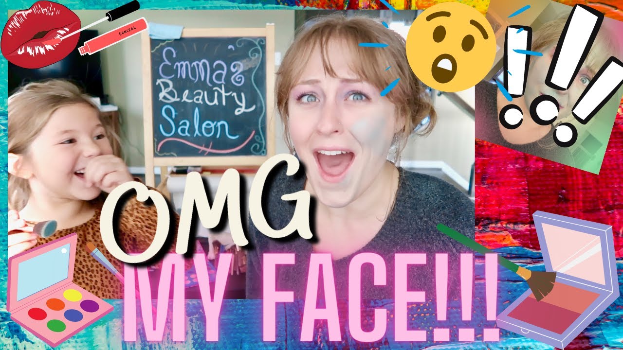 I Let A 7 YEAR OLD Do My MAKEUP!!!!