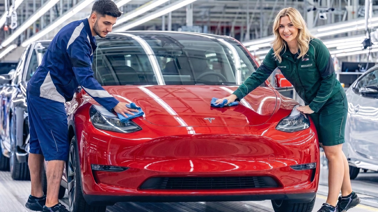 How Tesla Model Y Is Built | Inside Gigafactory EV Production Line Full Documentary