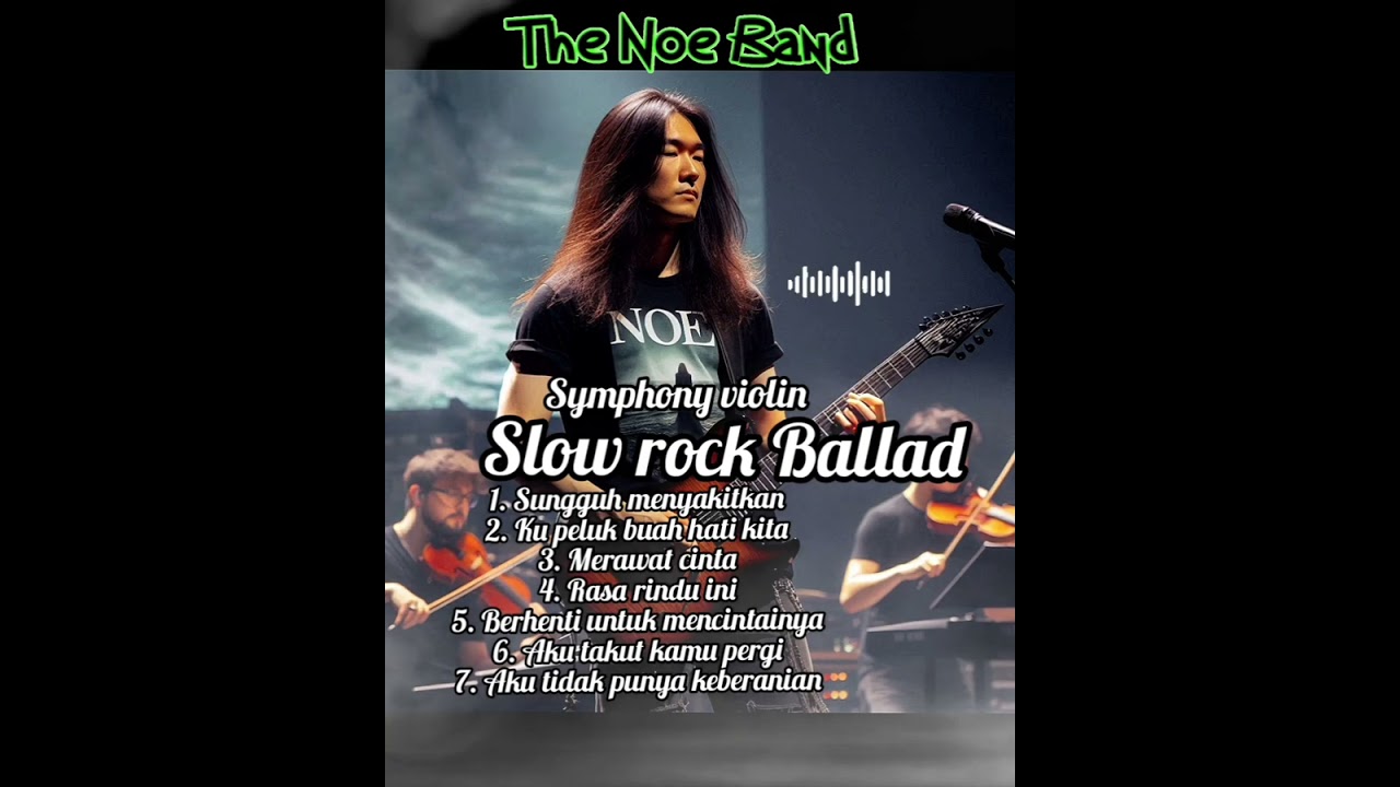 Slow rock ballad symphony violin Indonesia compilation..!! The Noe Band
