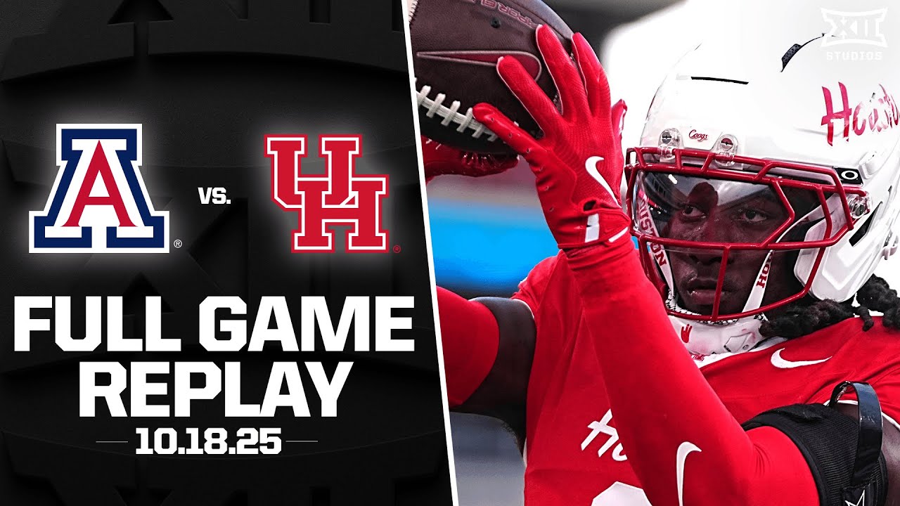 Arizona vs. Houston Full Game Replay (10.18.25) | 2025 Big 12 Football