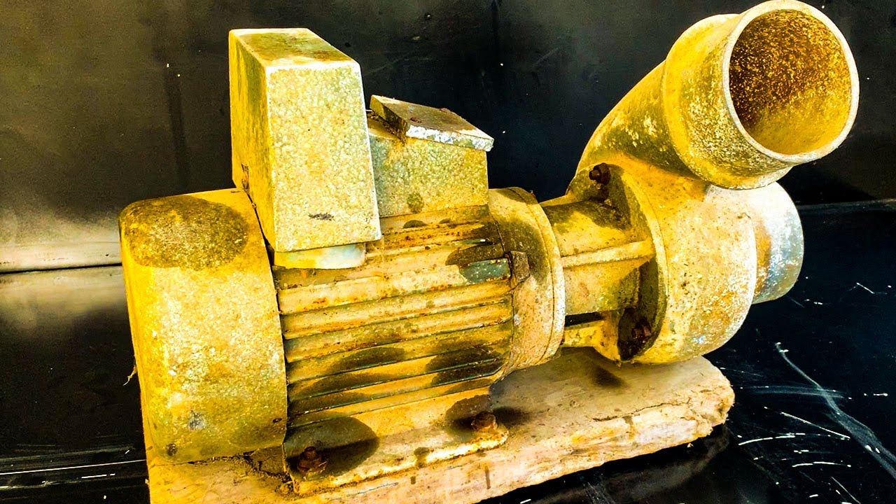 Genius Boy Restores Extremely Old High Capacity Water Pump For Farm Owner  Restoration Genius