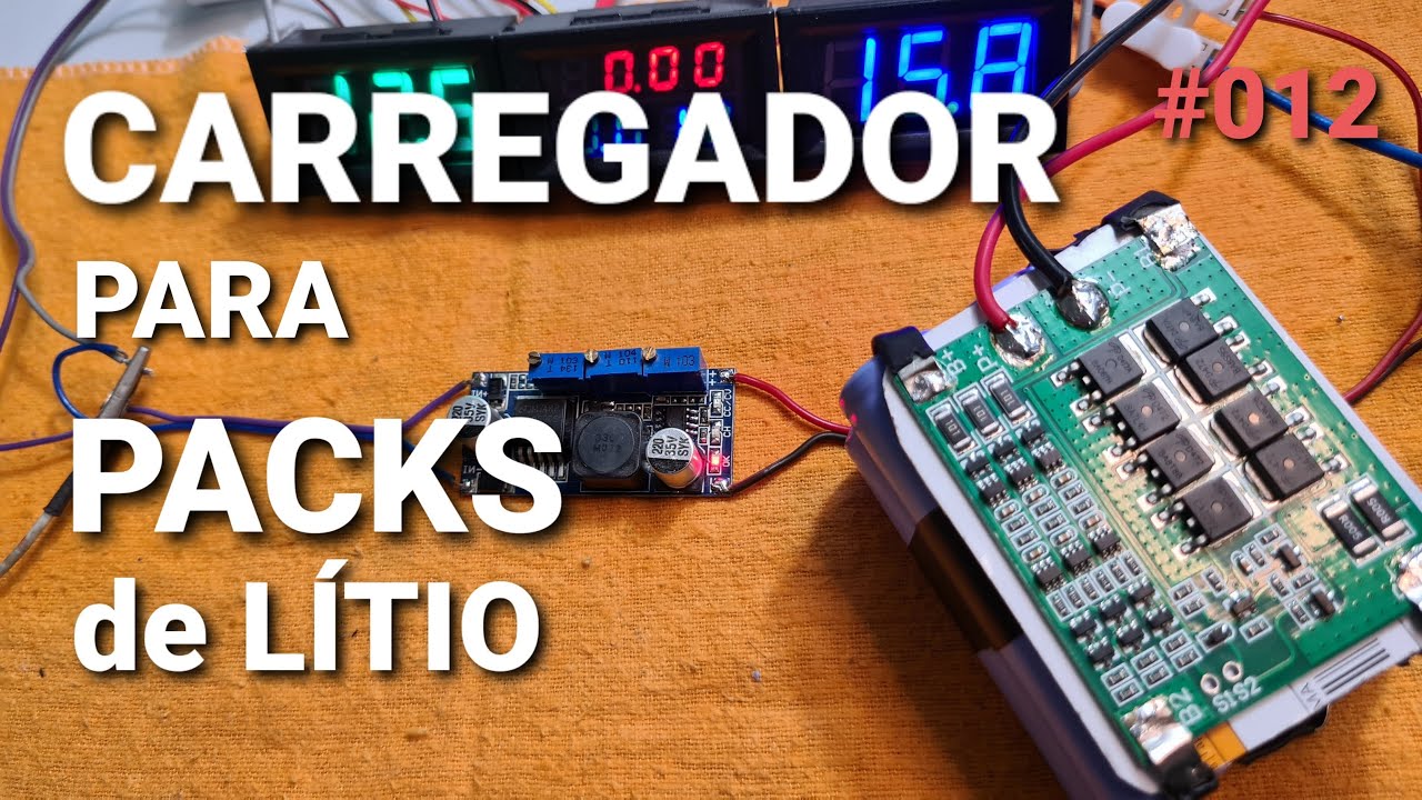 Como carregar o seu pack de Lítio - Carregador quase universal para packs de Lítio