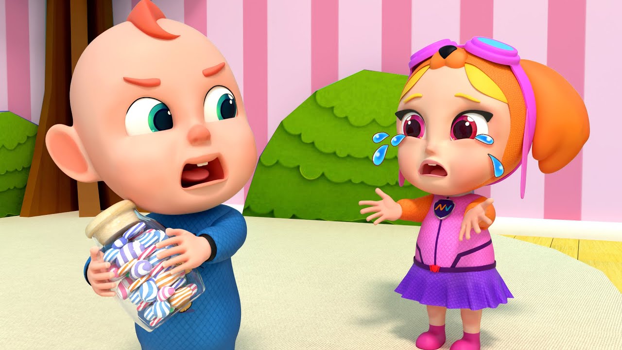 Let's Learn How to Share | Sharing is Caring | Good Habits | Rosoo Nurrsery Rhymes & Kids Songs