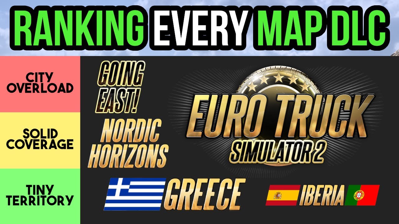RANKING EVERY MAP DLC from SMALLEST to LARGEST in ETS2 | Including “Nordic Horizons”✔️