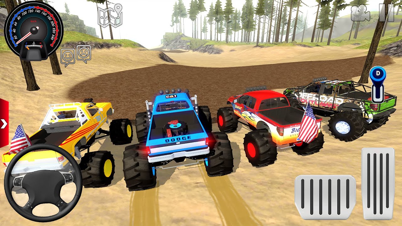 Juegos De Carros - Monster Truck Offroad Driving Simulator 3D - Offroad Outlaws Android GamePlay #1