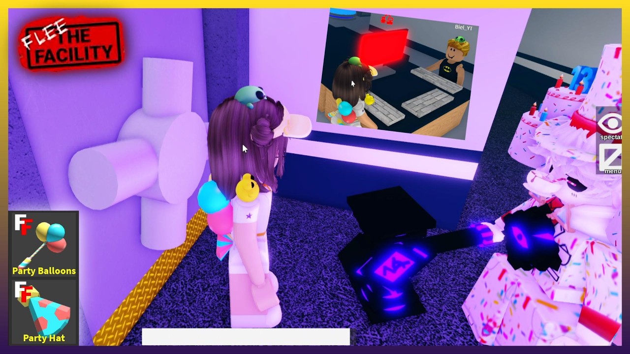 DESAFIO DE ERRAR O PC Roblox Flee the Facility
