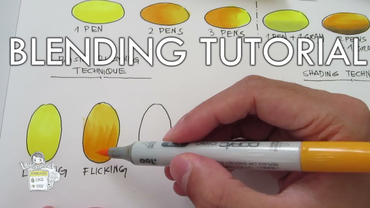 Copic Blending Tutorial Part 1