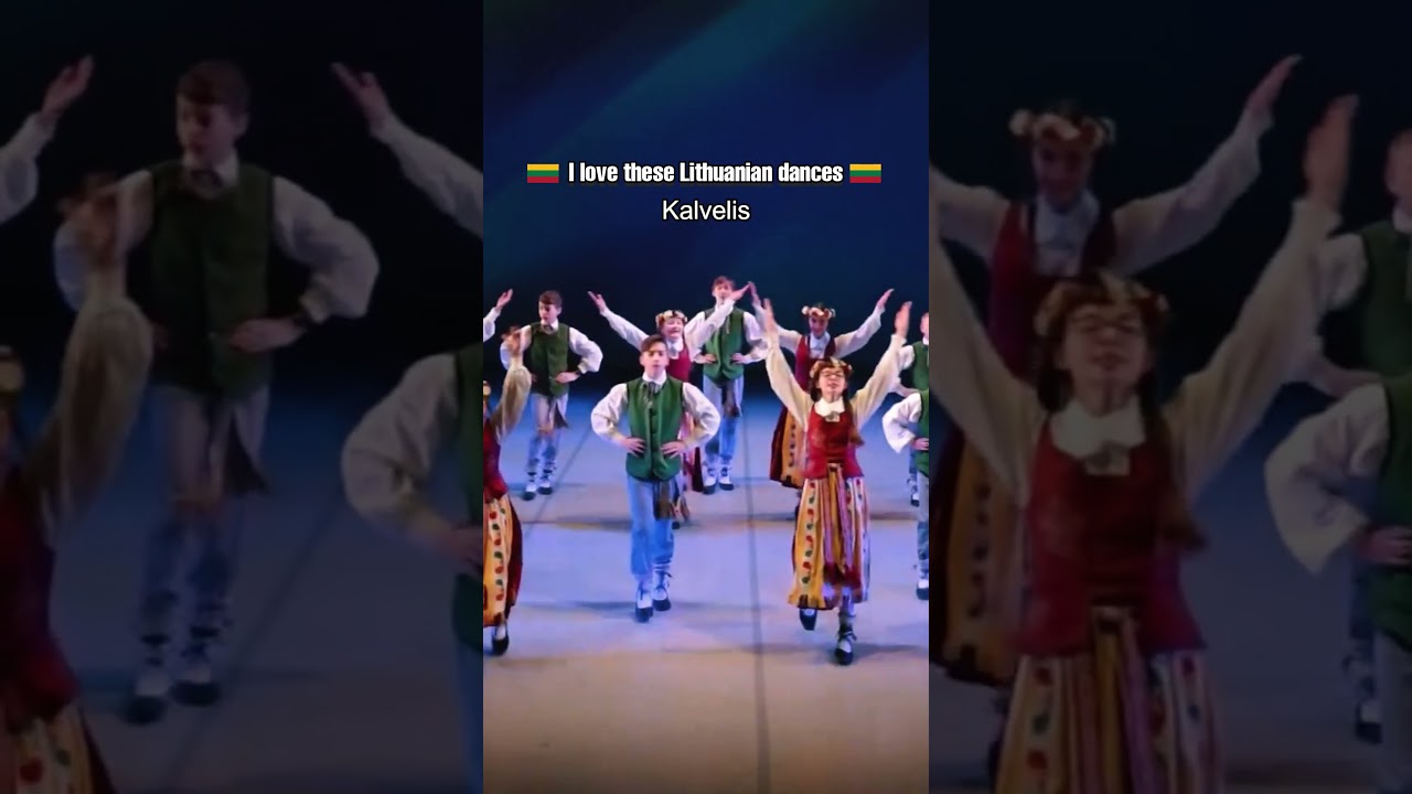 One Minute of Stunning Lithuanian Regional Folk Dance #lithuanian