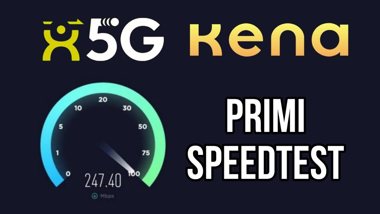 Primi speedtest Kena in 5G e confronto con TIM (Fastweb) in DSS