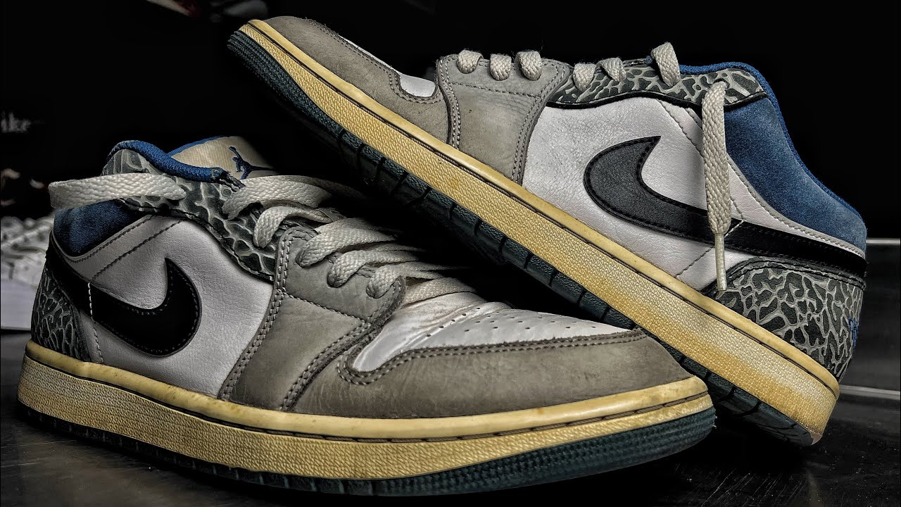 BLANQUEAMOS LAS SUELAS DE ESTOS JORDAN 1… MIRA EL CAMBIO