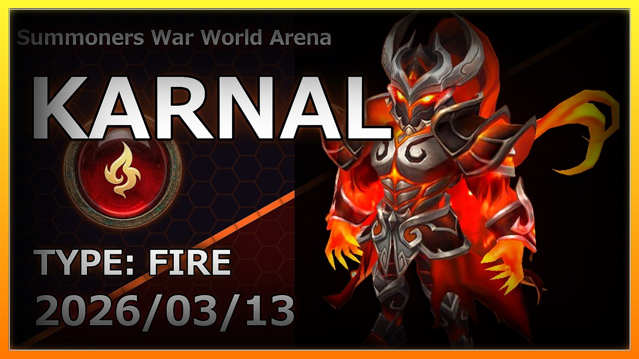 【Summoners War】RTA | Fire | Karnal | カルナル | 【#サマナーズウォー】