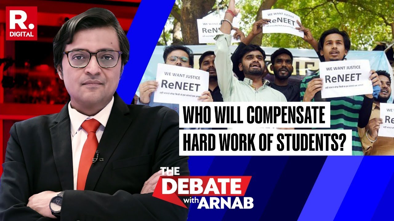 Govt Vows To Make NTA Better But NEET 2024 Students Get Nothing, Says Arnab | The Debate