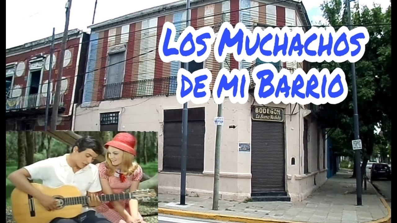 ACÁ se filmó LOS MUCHACHOS DE MI BARRIO de Palito Ortega. Plaza SOLÍS de LA BOCA