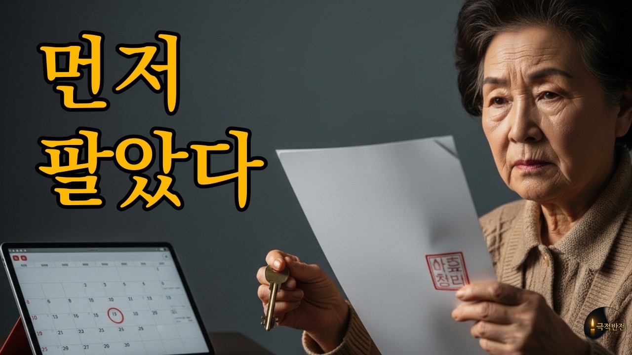 요양원 보내려던 날, 집을 먼저 팔았습니다