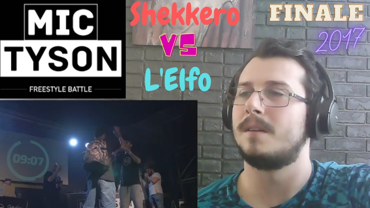 Reazione Mic Tyson - Freestyle Battle 2017 || Shekkero VS L'Elfo (LA FINALE) REACTION