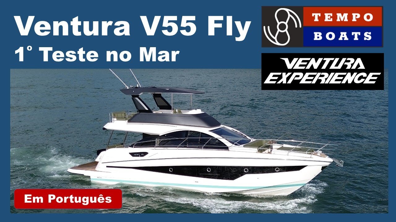 Ventura V55 Fly: 1&ordm; Teste no Mar com Fred Paim