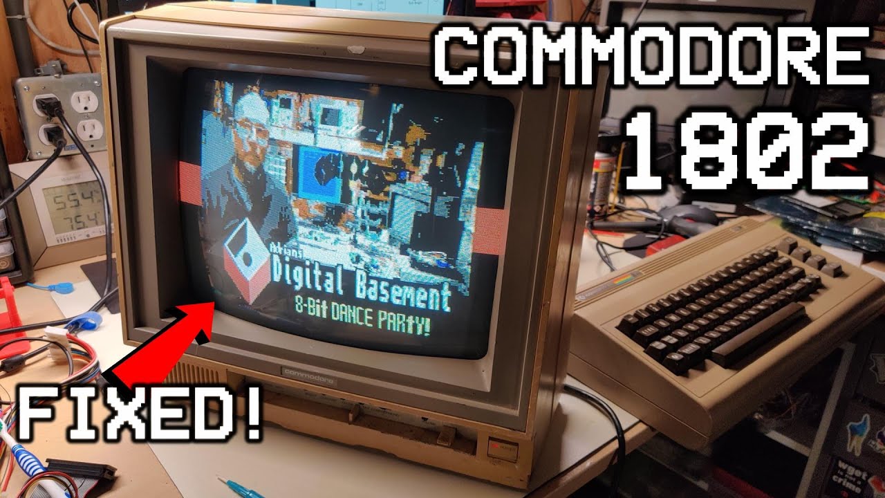 What broke on this Commodore 1802 monitor? #repair